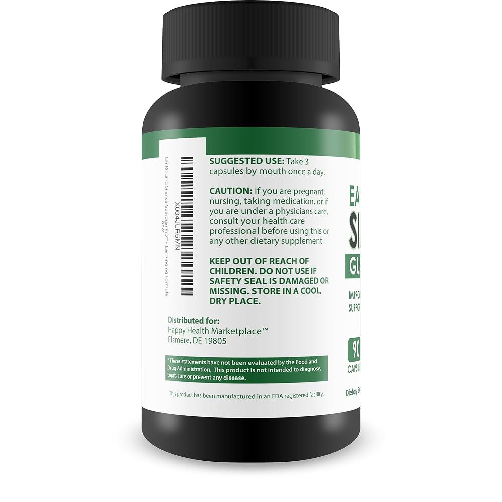 Happy Health Marketplace Ear Ringing Silence Guardian Pro - 90 Capsules - image 3