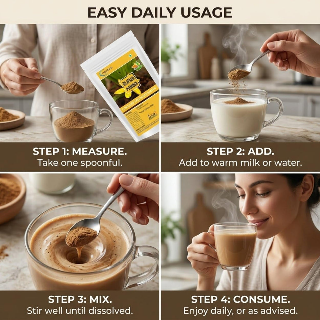neotea Nilapanai Kizhangu Brahmin Ginseng Powder - 300g - image 4