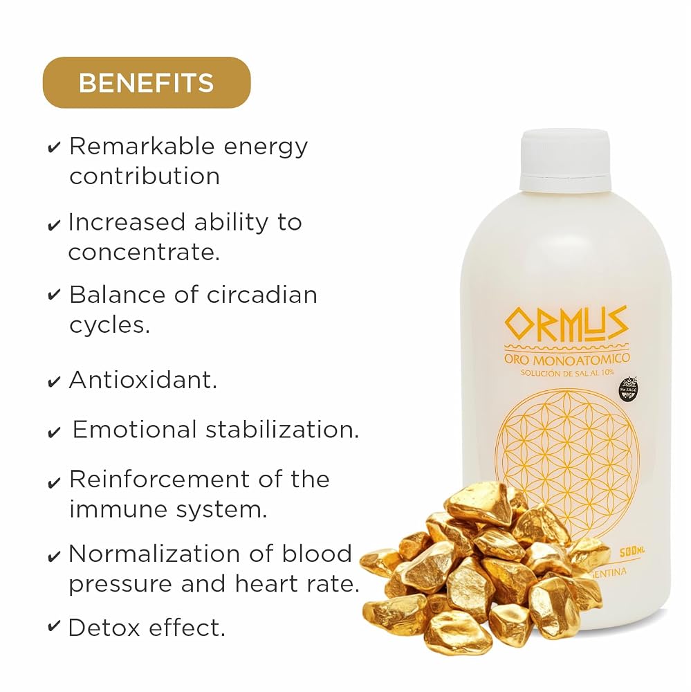 Ormus Patagonia Dabar Frecuencial Monoatomic Gold & Gel Pack - 500ml - image 5