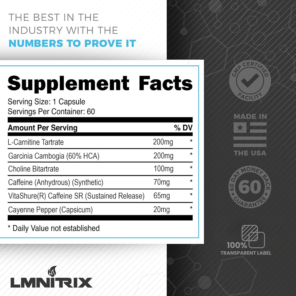 LMNITRIX MELT EXT Thermogenic Fat Burner - 60 Capsules - image 8