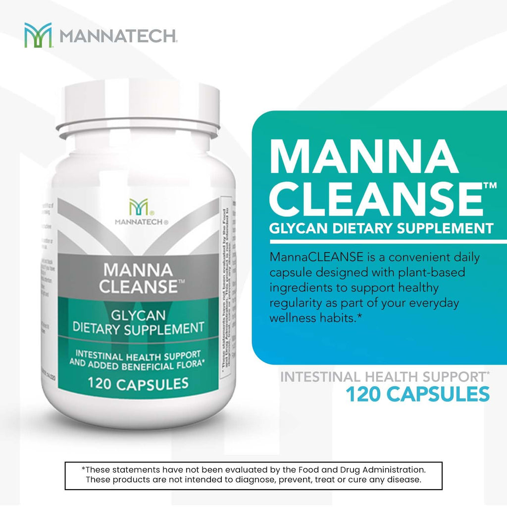 Mannatech MannaCleanse Gut Enzymes & Probiotics - 120 Capsules - image 3