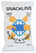 SNACKLINS Sea Salt and Vinegar Plant Crisps - 3 oz