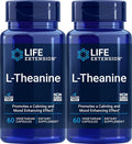 Life Extension L-Theanine Vegetarian Capsules for Relaxation - 120 Count