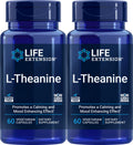 Life Extension L-Theanine Vegetarian Capsules for Relaxation - 120 Count
