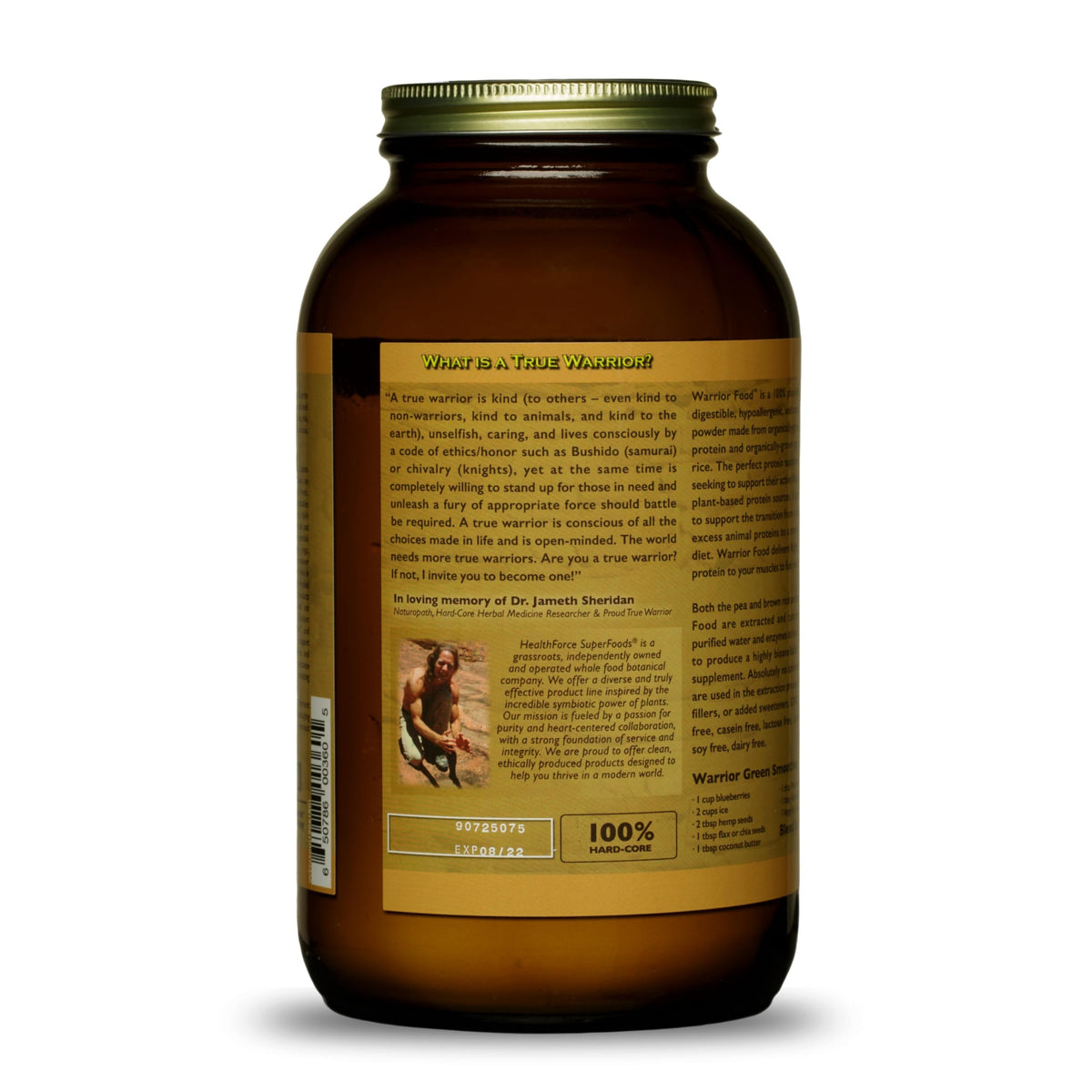 HEALTHFORCE SUPERFOODS Warrior Food Protein Powder - 500g - image 3