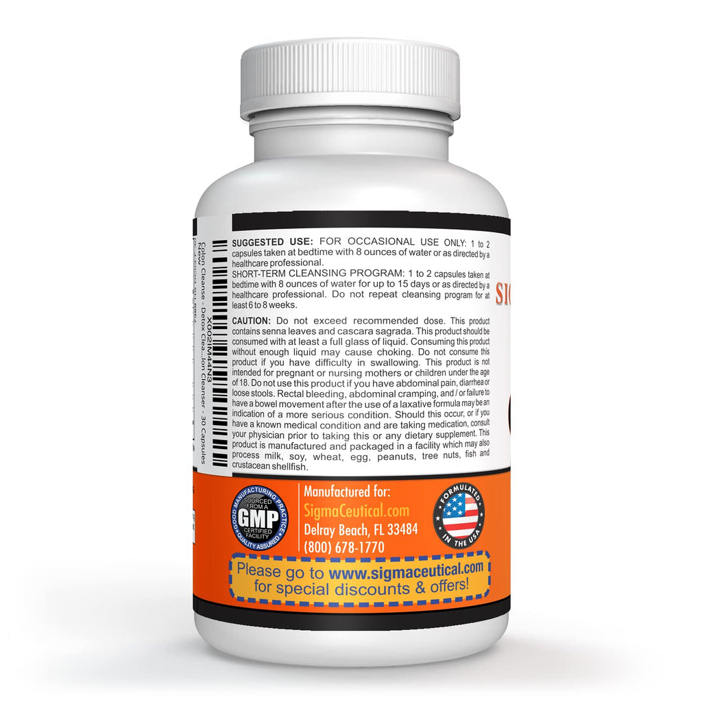 Sigmaceutical 1 Day Colon Cleanse - 30 Capsules - image 4