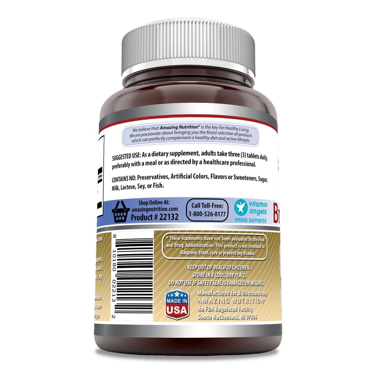 Amazing Formulas Brewers Yeast 1500mg Per Serving Tablets Supplement