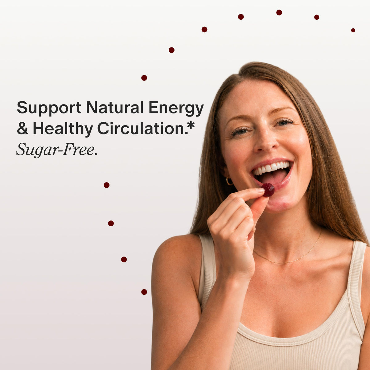 Snap Supplements Nitric Oxide Beet Root Gummies Cherry - 60 Gummies - image 2