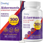 Dmeisy Akkermansia Muciniphila - Live Akkermansia Probiotics for Men