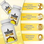 Generic Candida Cleanse Detox Probiotic & Herbal Formula - 60 Capsules - image 2