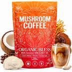 Organic Bless Mushroom Coffee Instant Powder - 30 Servings