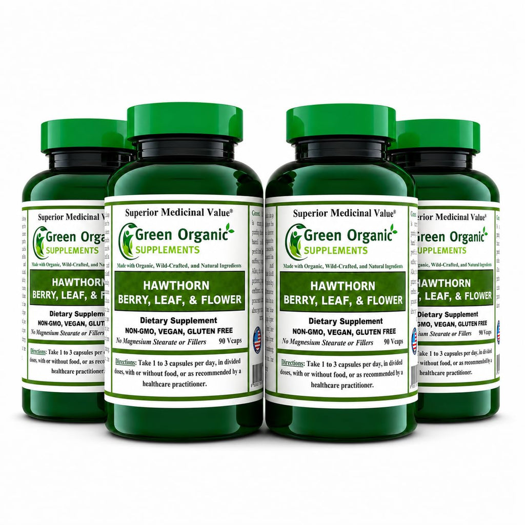 Green Organic Supplements Hawthorn Berry Capsules