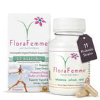 FLORAFEMME Vaginal Probiotics Suppository pH & Odor Support - 10 Capsules
