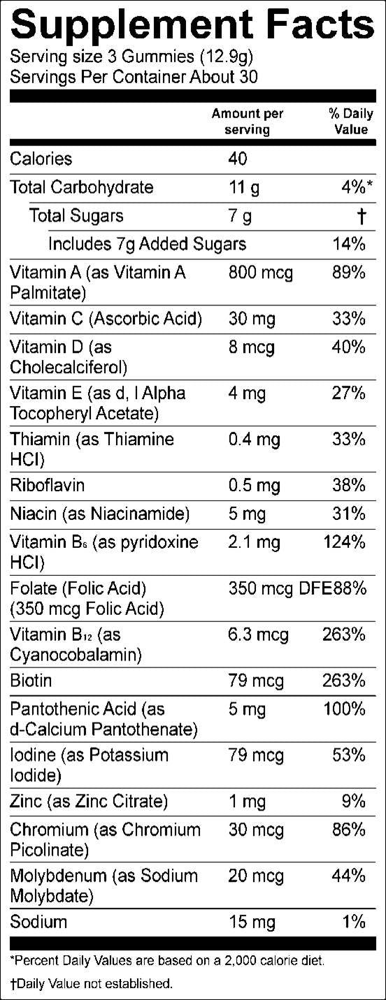 Northern Lights Kid’s Organic Gummy Multi-Vitamins