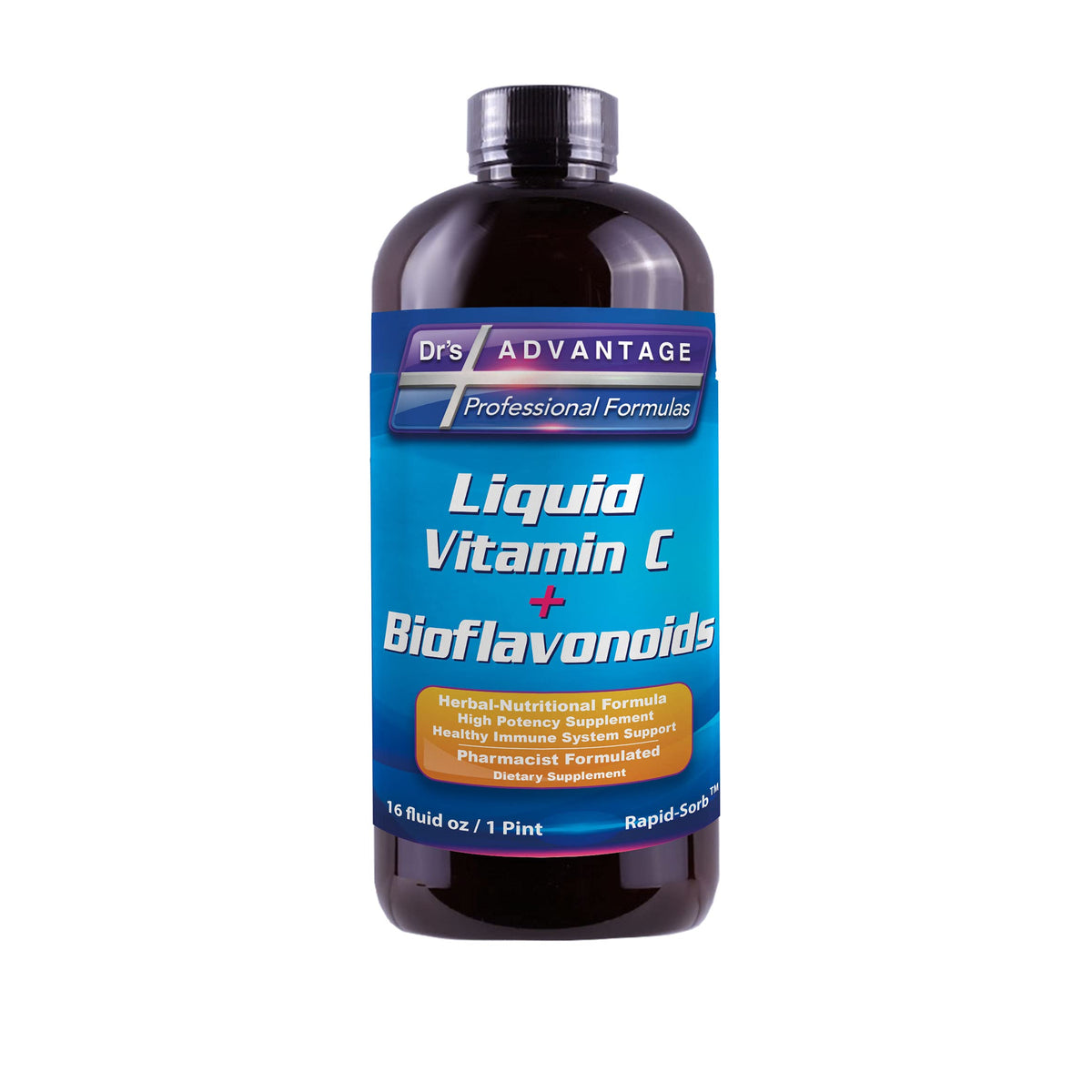 Drs Advantage Vitamin C + Bioflavonoids Liquid - 16 Fl Oz