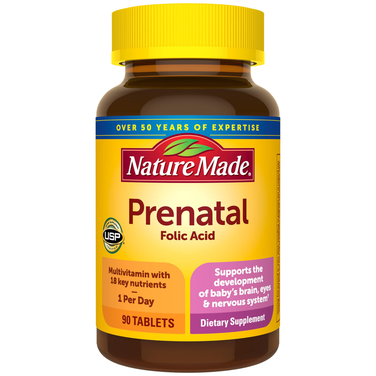Nature Made Prenatal Multi Tablets - 90 Count