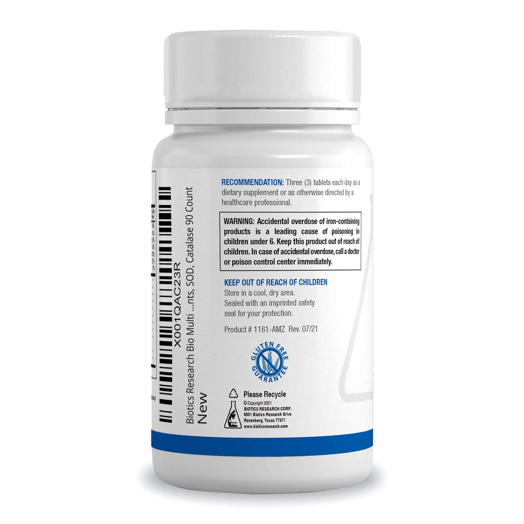 BIOTICS RESEARCH Bio-Multi Plus Multivitamin - 90 Tablets - image 3