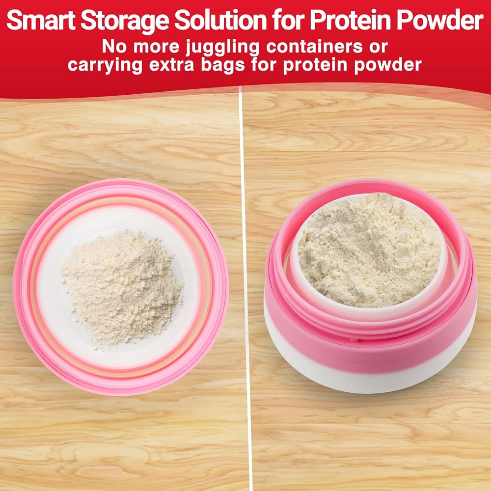 Tilcore Protein Shaker Bottle Collapsible - Food-Grade