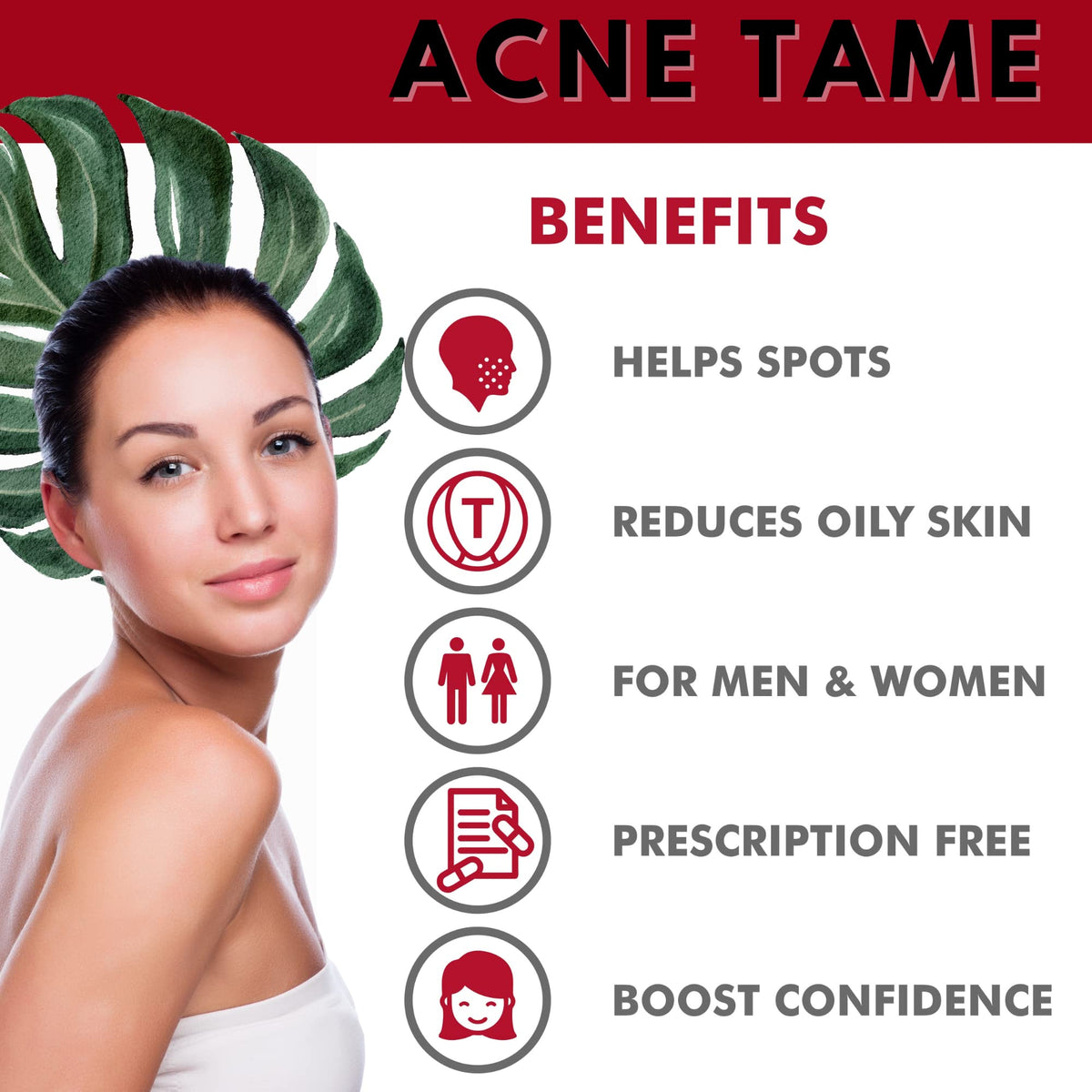 Acnetame Clear Skin Supplements - 120 Tablets - image 4