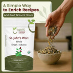 Organic Way St. John's Wort Whole - Herbal Tea - Origin Albania