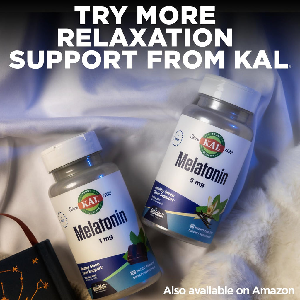 KAL Melatonin 3mg Sleep Aid Fast Dissolve Tablets - 60 Tablets - image 6