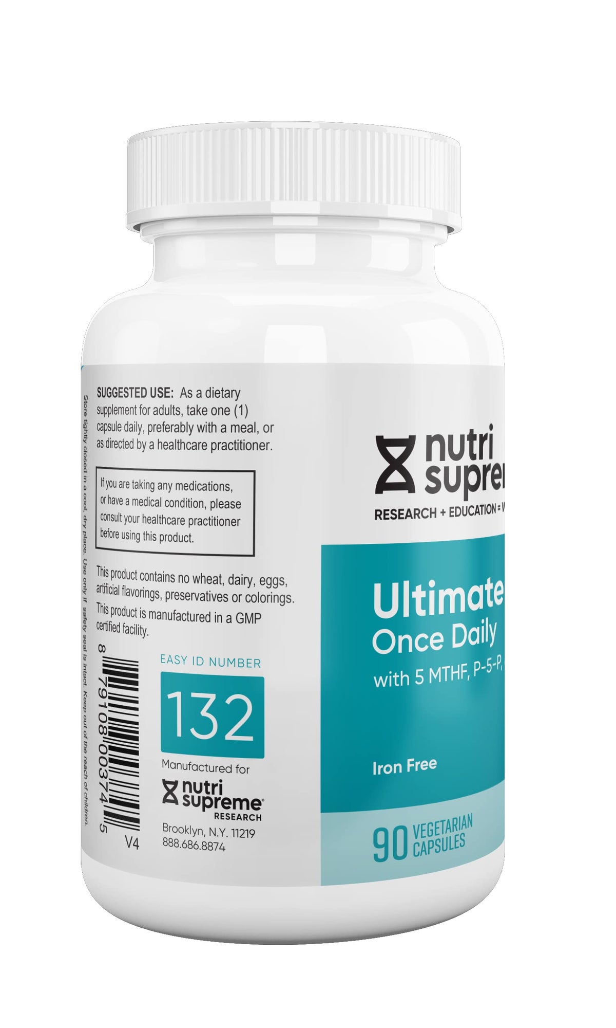 Nutri-Supreme Research Ultimate Multivitamin for Men and Women - 90 Capsules - image 3