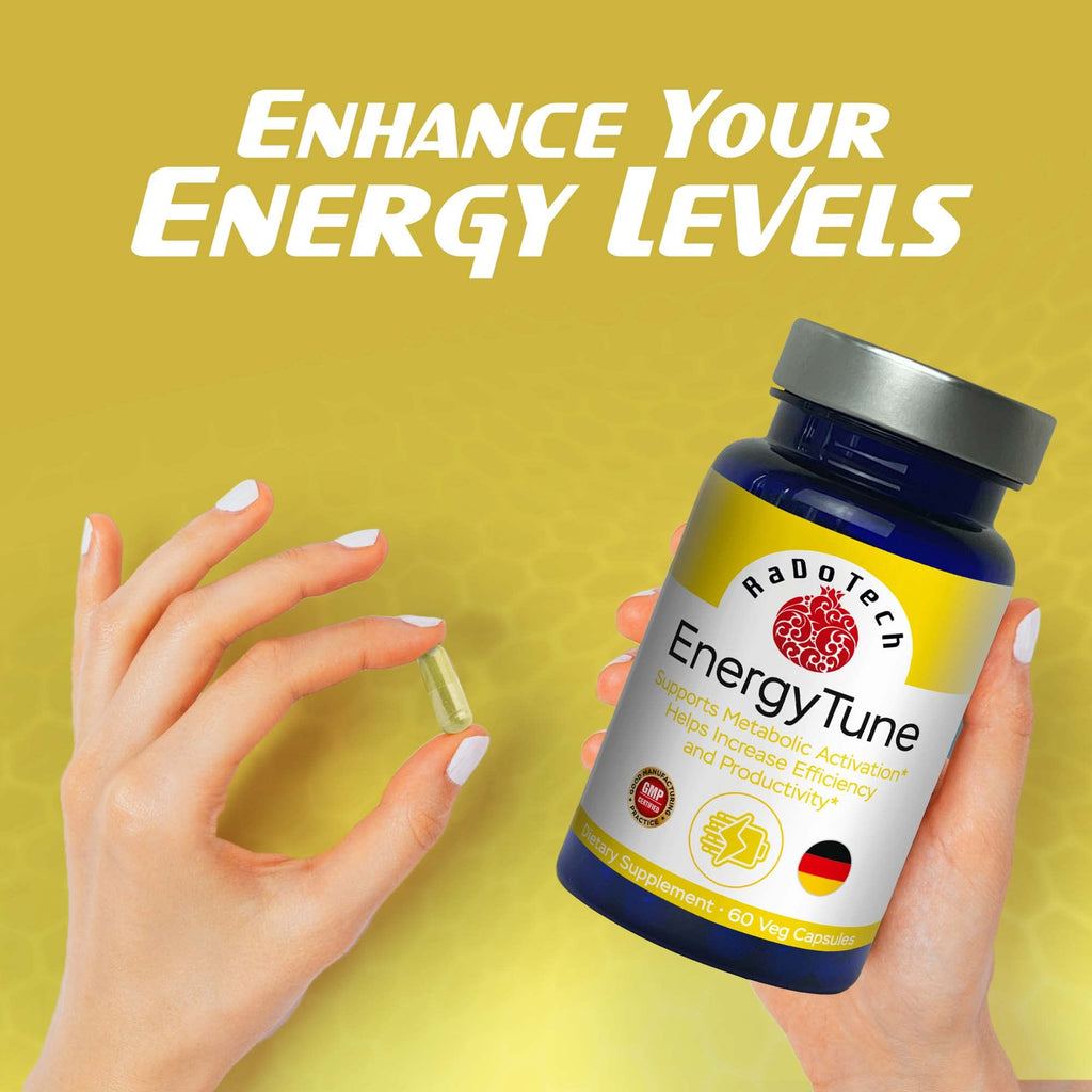 RaDoTech EnergyTune Energy Supplements - 60 Vegetarian Capsules - image 7