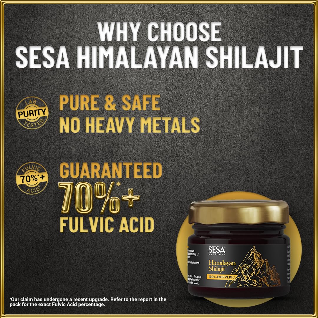 sesa Himalayan Shilajit Resin 100% Ayurvedic - 50 Servings - image 6