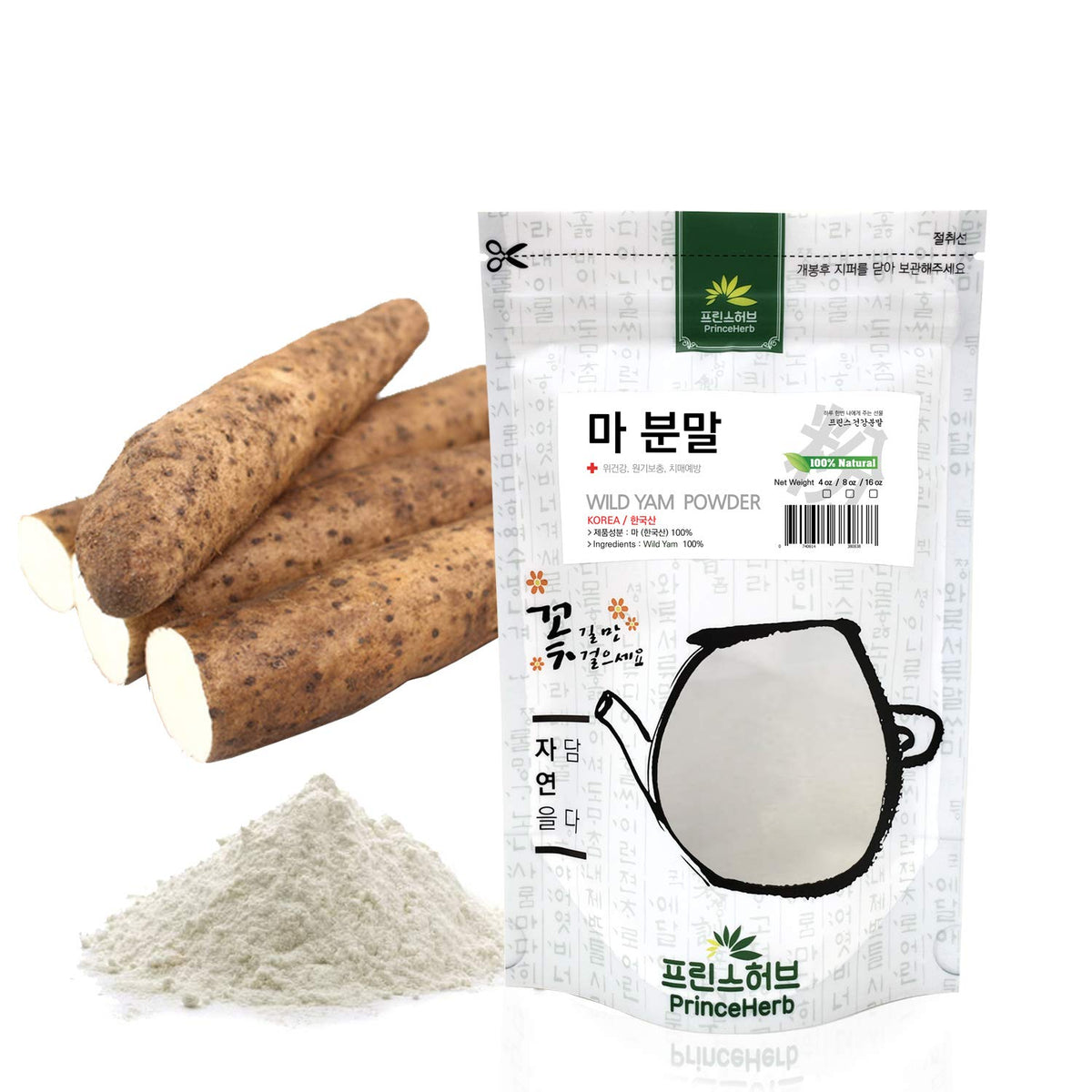 Prince Herb Natural Wild Yam Powder - 8oz