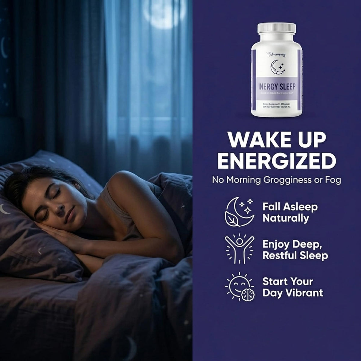 BB Company inergySLEEP Natural Sleep Supplement - 30 Capsules - image 2