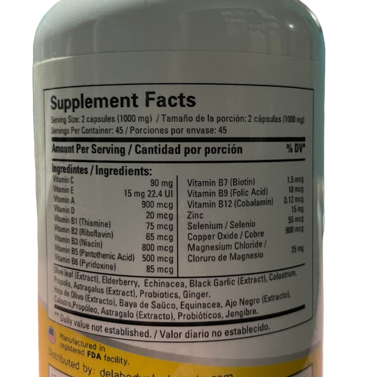 Generic DELA Immunepro Natural Immune Support - 90 Capsules - image 4
