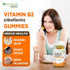 ZA'ZA K ORGANICS Vitamin B2 Riboflavin 400 mg Gummies - 60 Gummies - image 3