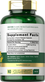 Carlyle St. John's Wort Standardized Extract - 300 Capsules - image 2