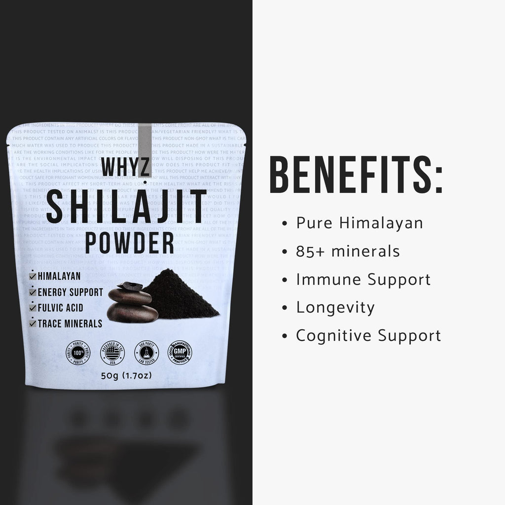 WHYZ Shilajit Powder with Fulvic Acid - 50g - image 5