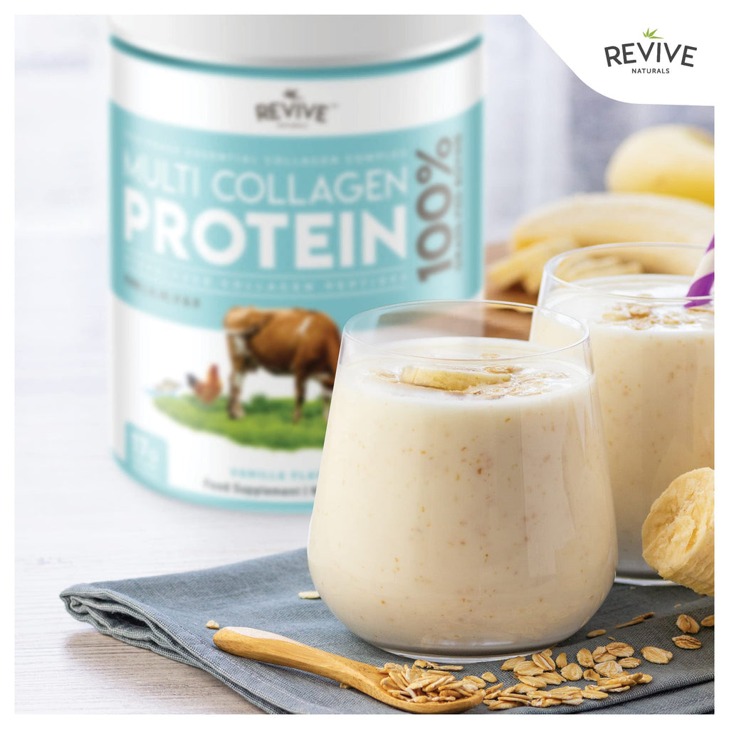 Revive Naturals Multi Collagen Hydrolyzed Protein Powder (16oz)