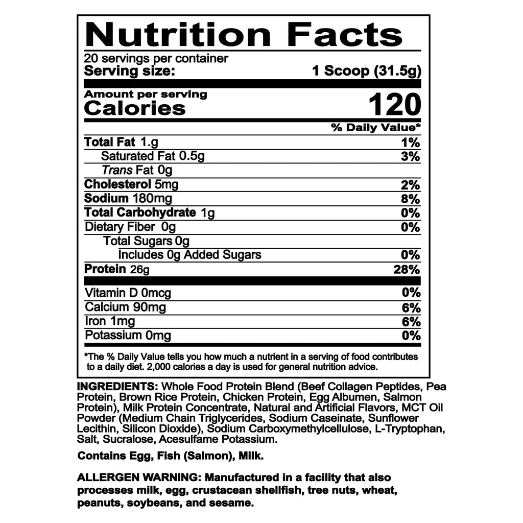 REDCON1 MRE Lite Whole Food Protein Powder