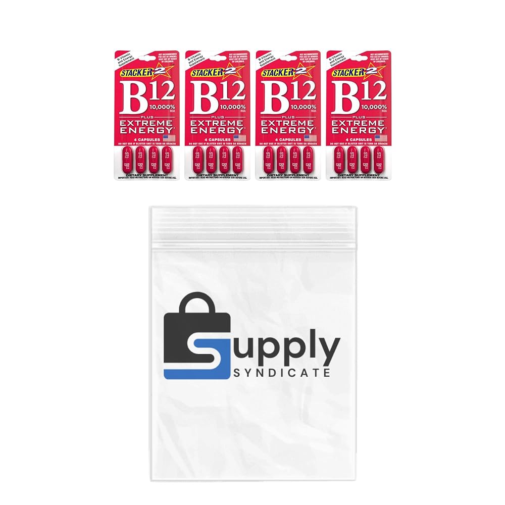Supply Syndicate B12 Extreme Energy + Stack 2 - 4 Pack - image 4