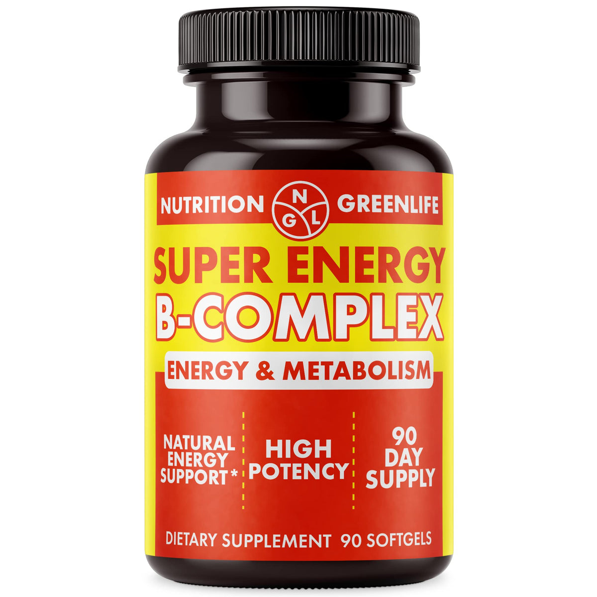 NGL Super Energy Vitamin B Complex - 90 Softgels
