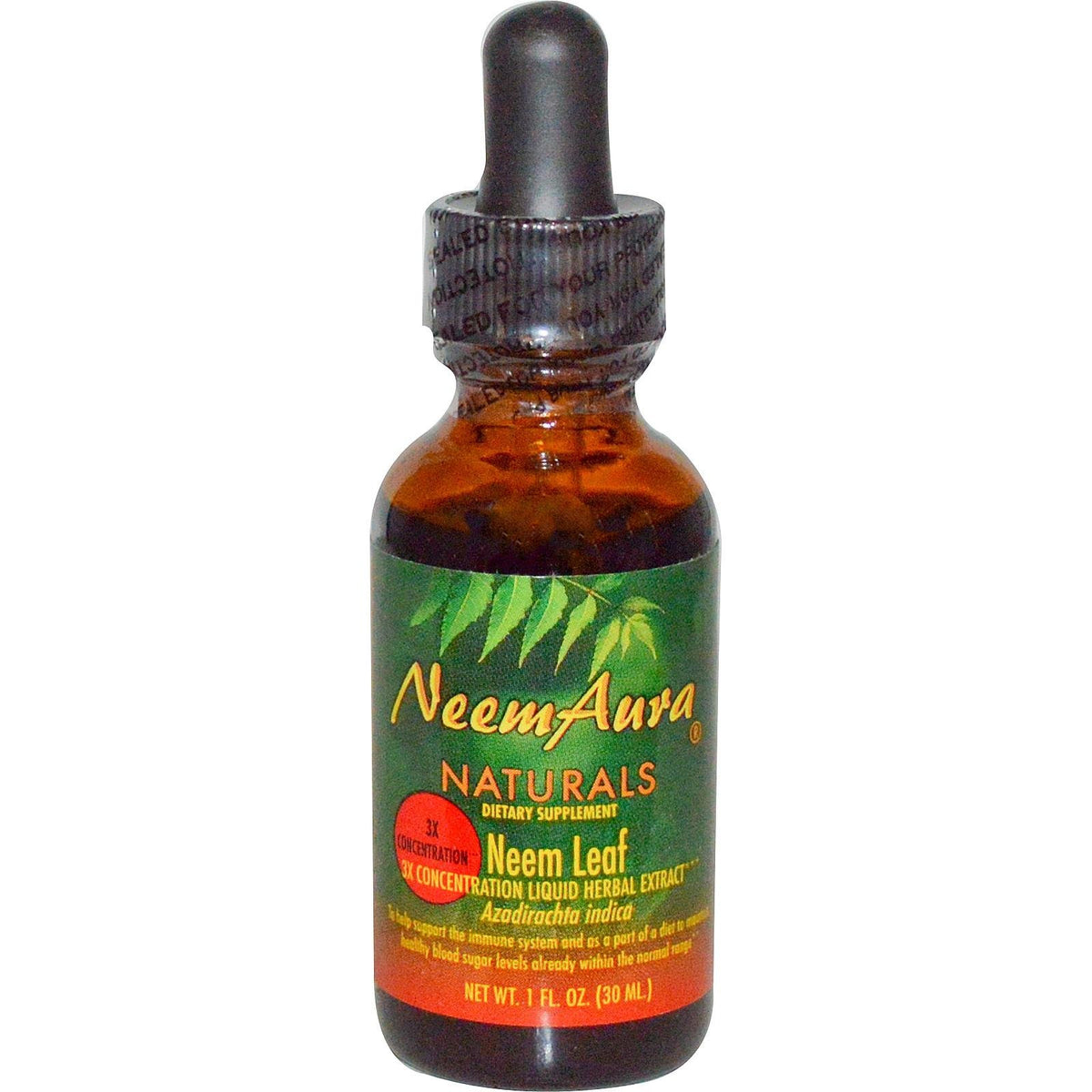 Neemaura Naturals Neem Leaf Extract 3X - 1 oz