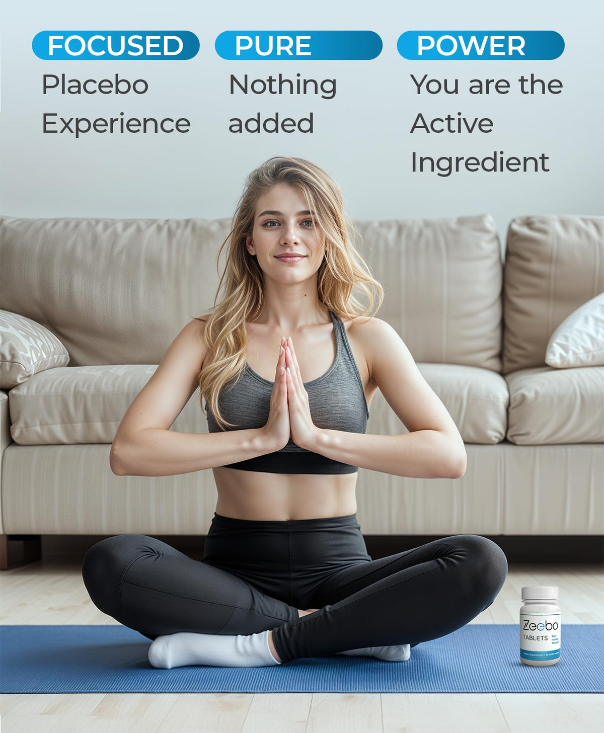 Zeebo Placebo Pills - Choose Tablet or Capsule Form
