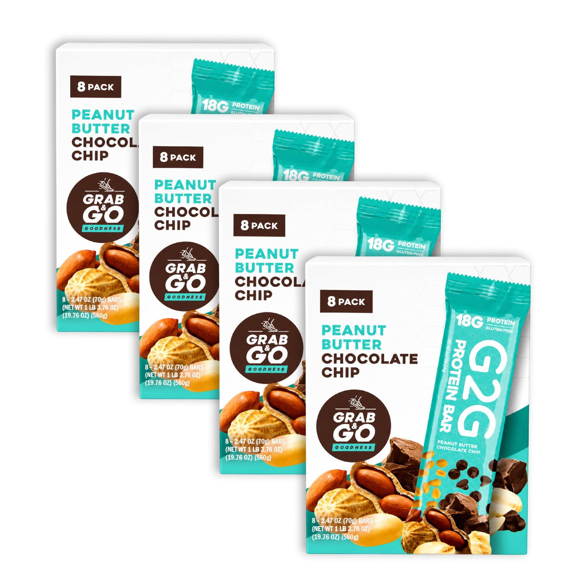 G2G Protein Bar, Peanut Butter Chocolate Chip Parent