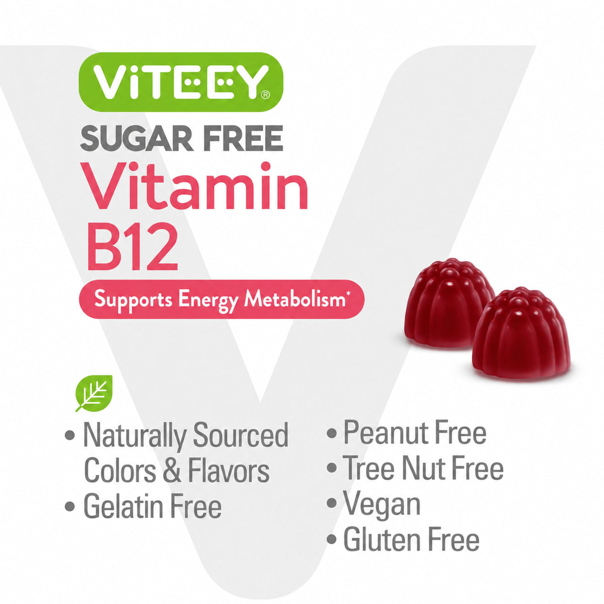 Viteey Sugar Free Vitamin B12 Gummies