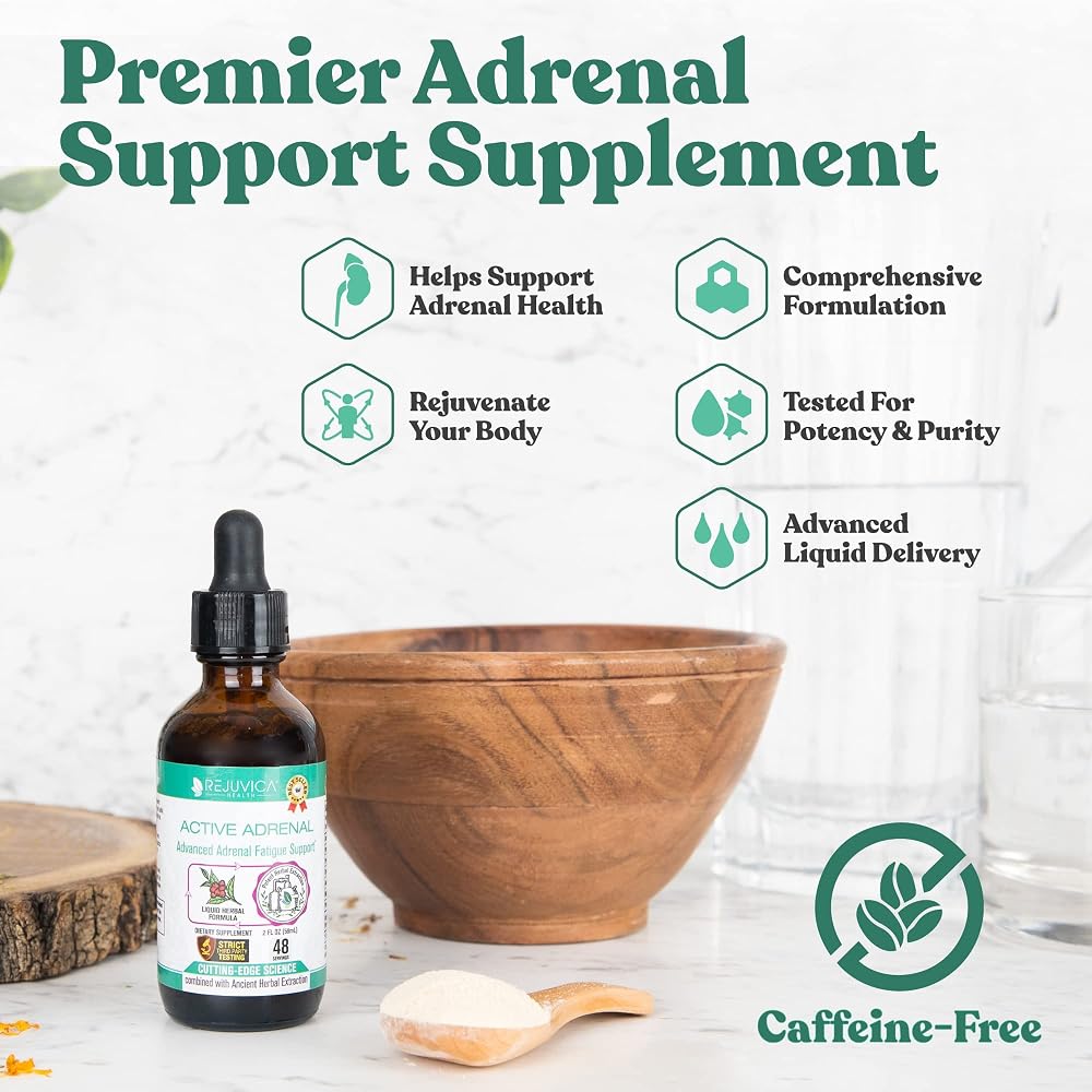 Rejuvica Health Active Adrenal - Advanced Adrenal Support Tincture - image 7