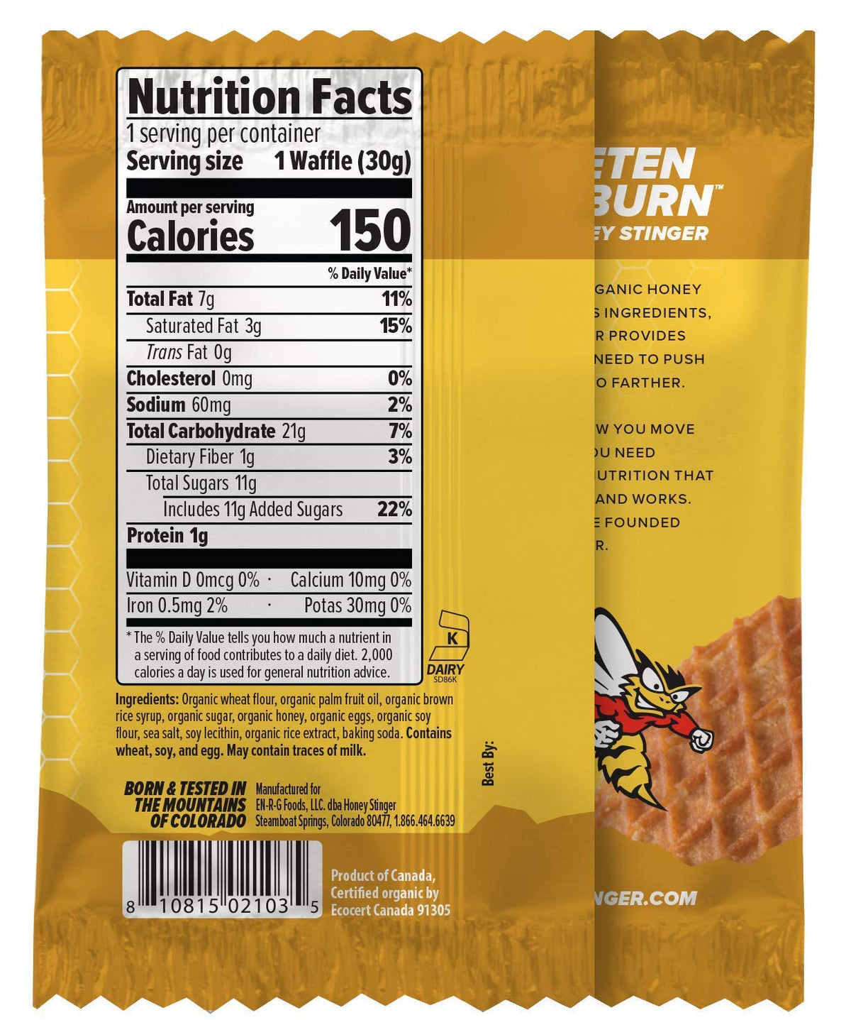 Honey Stinger Organic Honey Waffle Energy Stroopwafel - 48 Waffles - image 3