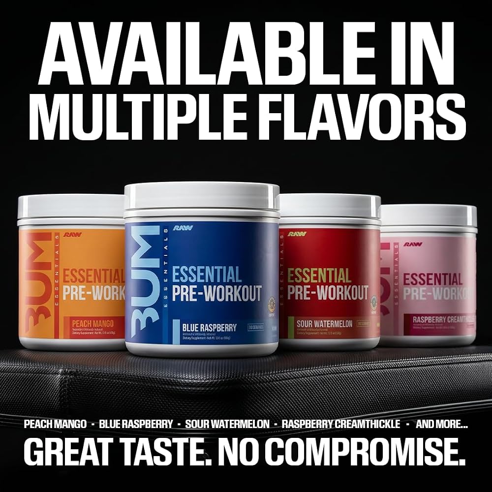 RAW Nutrition - Essential Pre - Chris Bumstead Pre Workout Formula
