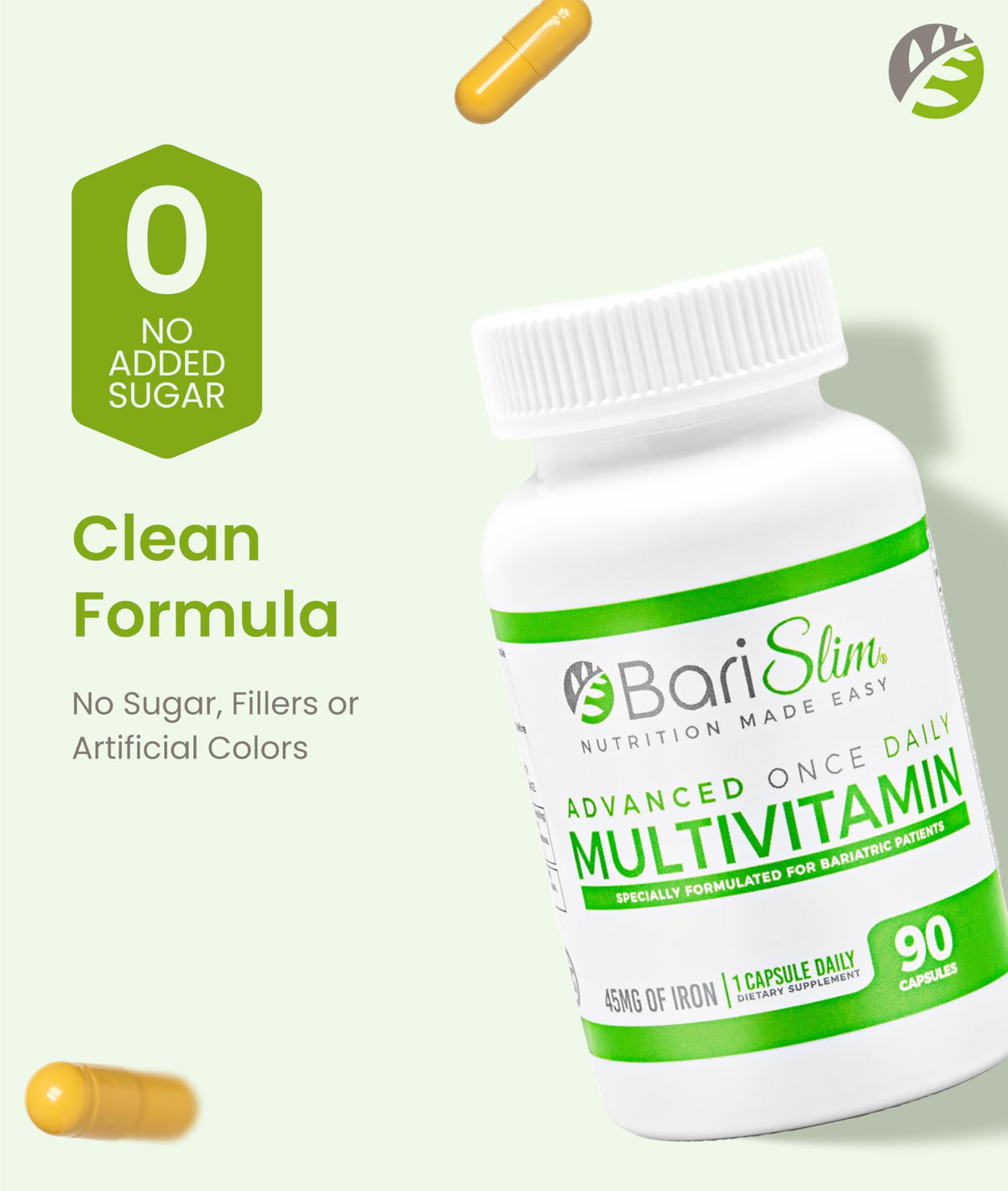 BariSlim Advanced Once Daily Bariatric Multivitamin Capsule - 45 mg