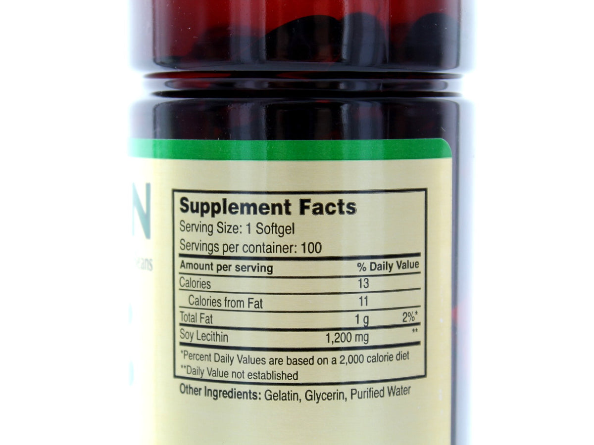 NCB Lecithin 1200 mg - 100 Softgels - image 2