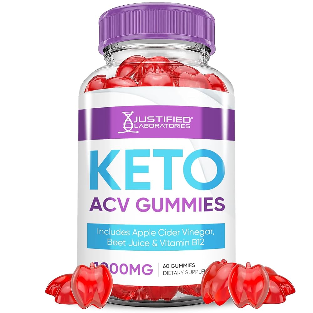 Justified Laboratories Keto ACV Gummies 1000MG - 60 Gummies