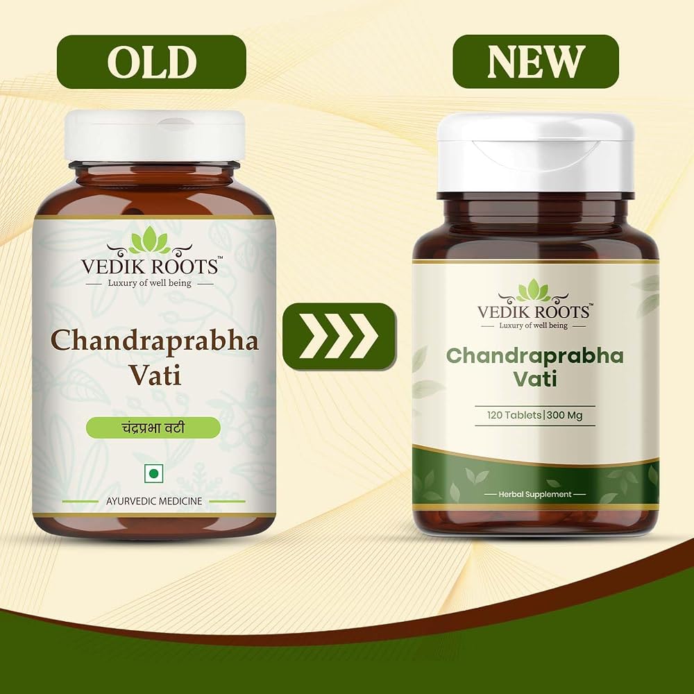VEDIKROOTS Chandraprabha Vati Ayurvedic Herbal - 240 Tablets - image 2