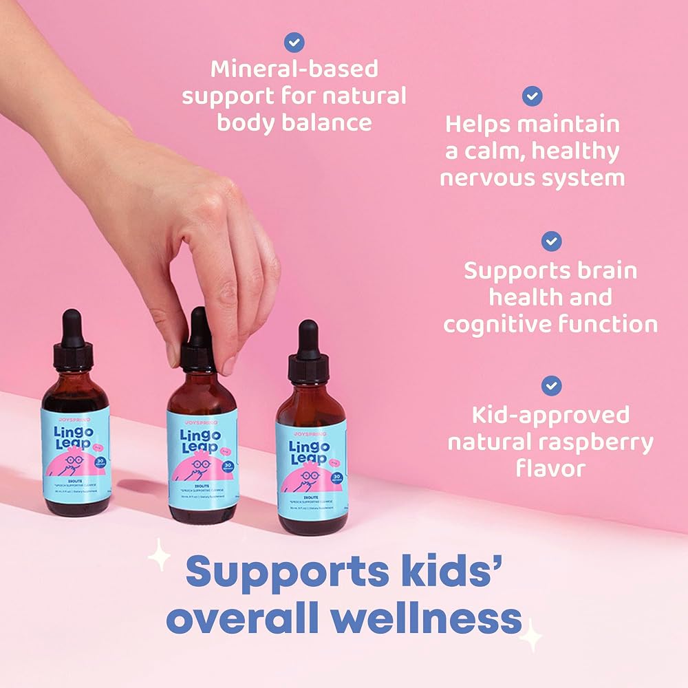 JoySpring LingoLeap Kids Zeolite Drops with B12 and D3 - 30 Servings - image 8